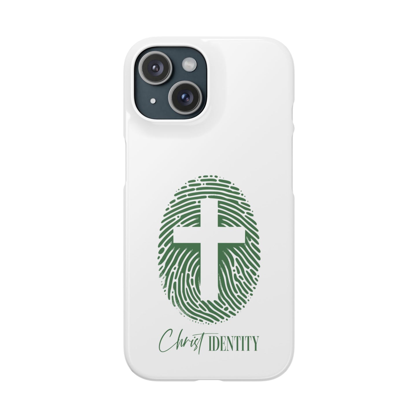 Inspirational Christ Identity Snap Case - Faith-Based Phone Cover
