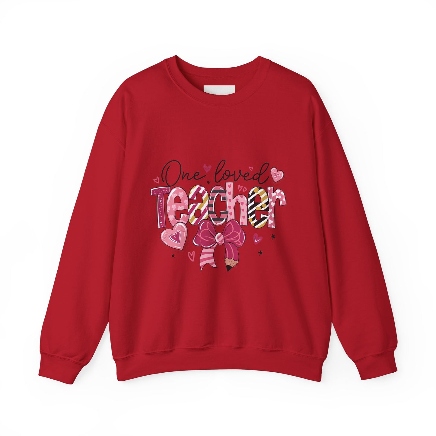 One Loved Teacher Sweatshirt, Gift for Teacher, Educational Apparel, Teacher Appreciation, Classroom Style, Unisex Crewneck
