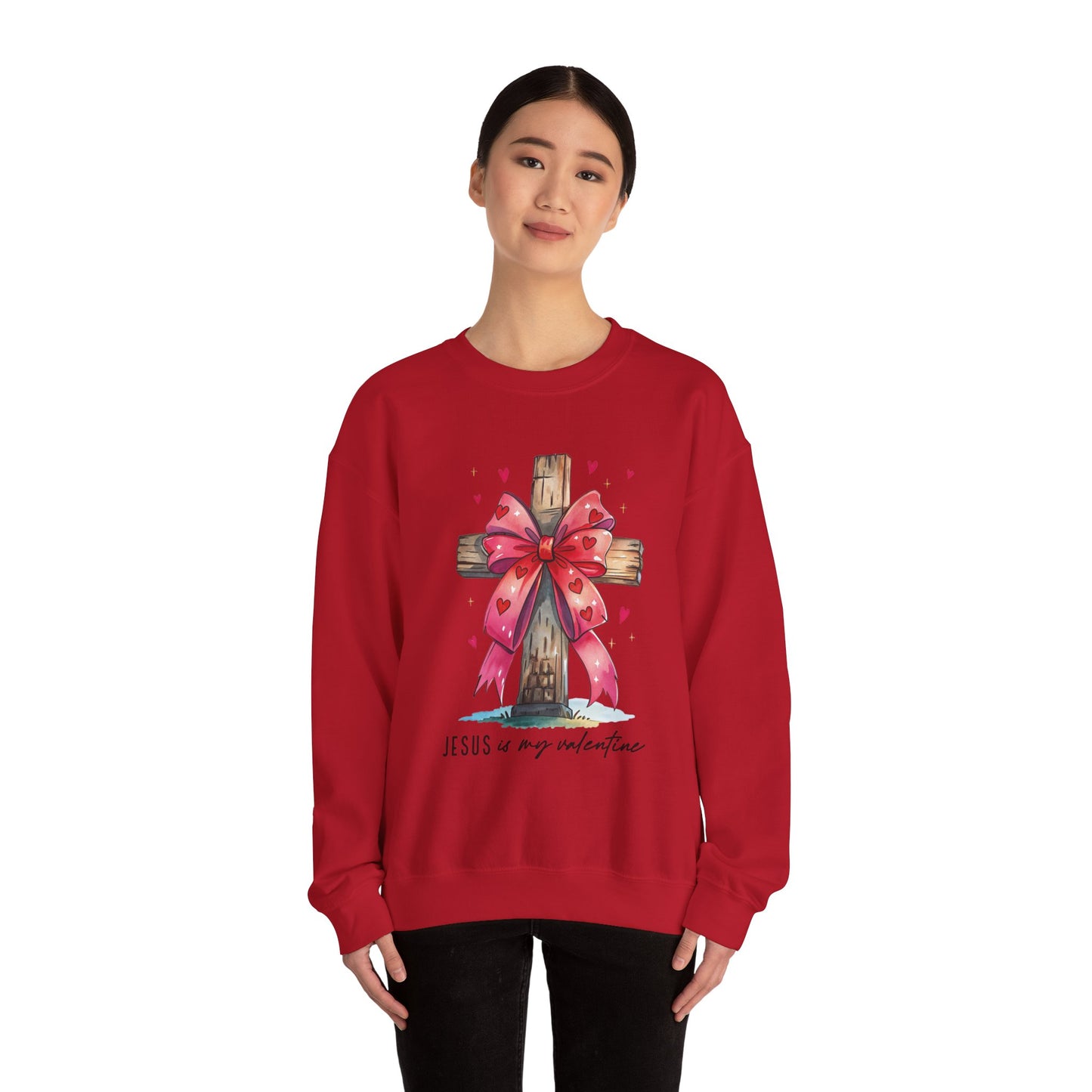 Faith-Inspired Crewneck Sweatshirt, Cozy Christian Gift, Jesus Love Apparel, Church Sweatshirt, Cute Casual Outfit