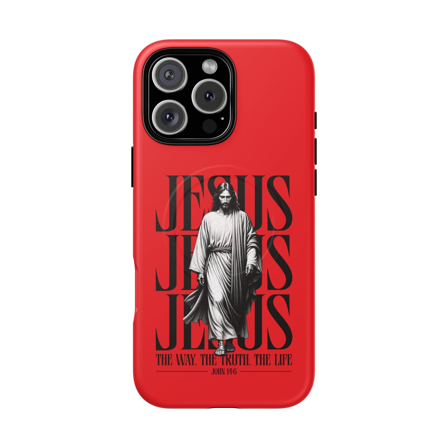 Faith-Inspired Tough Magnetic Phone Case - Jesus The Way, The Truth, The Life