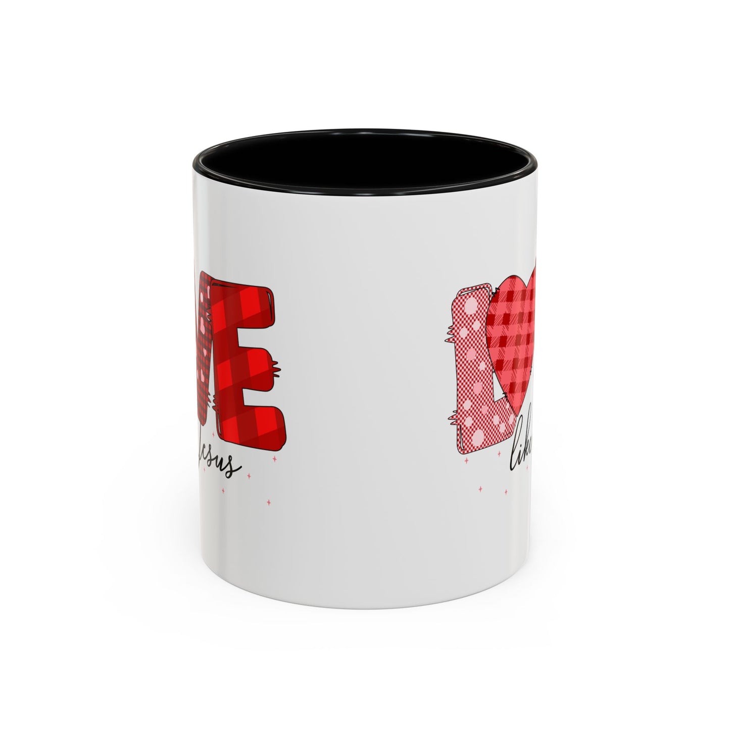 Love Like Jesus Accent Coffee Mug - Perfect Gift for Coffee Lovers, Inspirational Mug for Holidays, Home Décor, Christian Gifts, Home