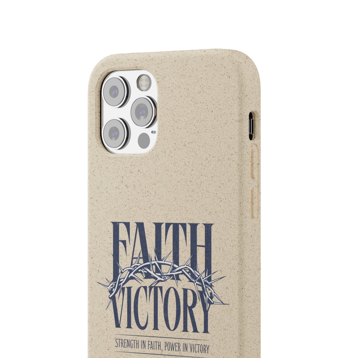 Biodegradable Phone Case - Faith & Victory Design