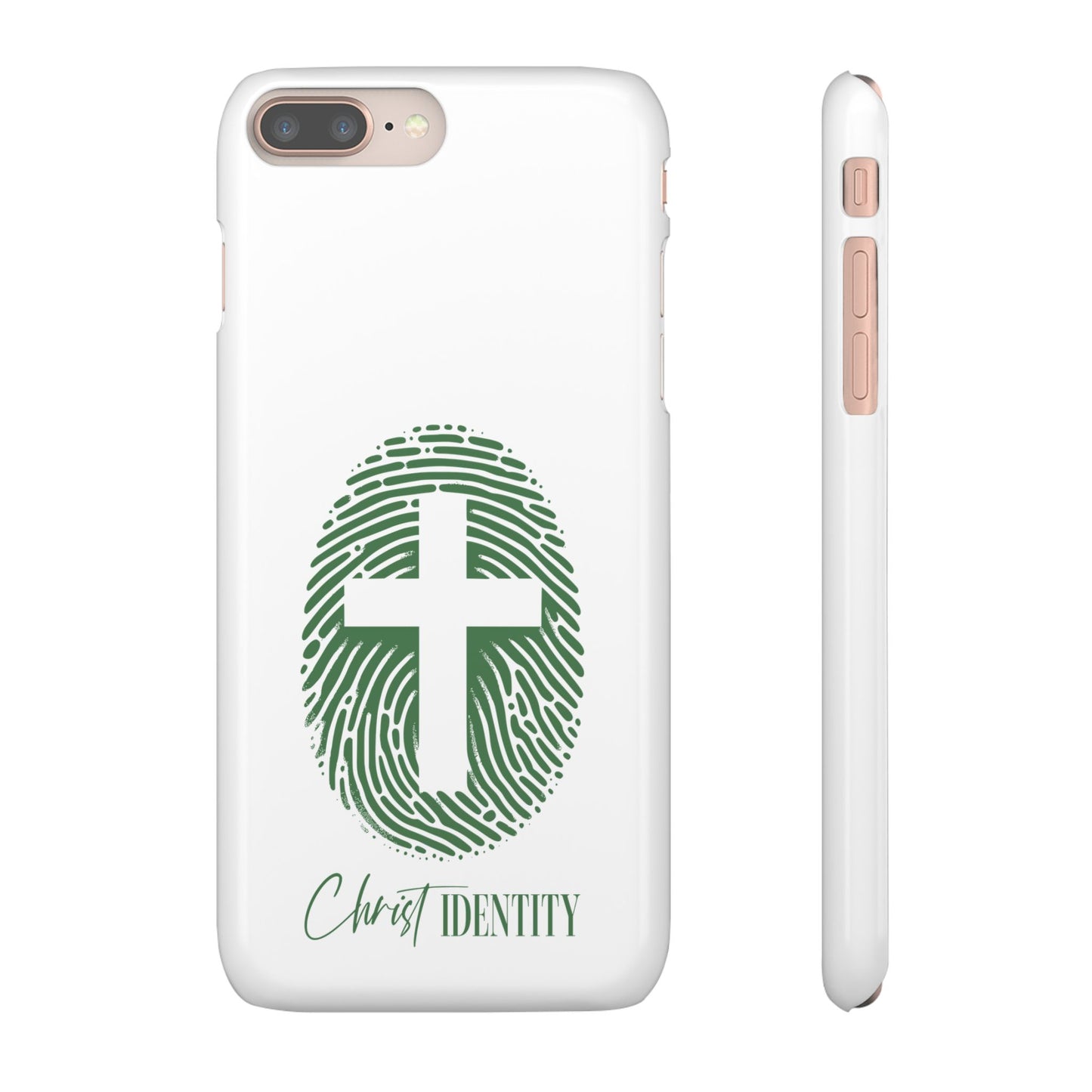 Inspirational Christ Identity Snap Case - Faith-Based Phone Cover