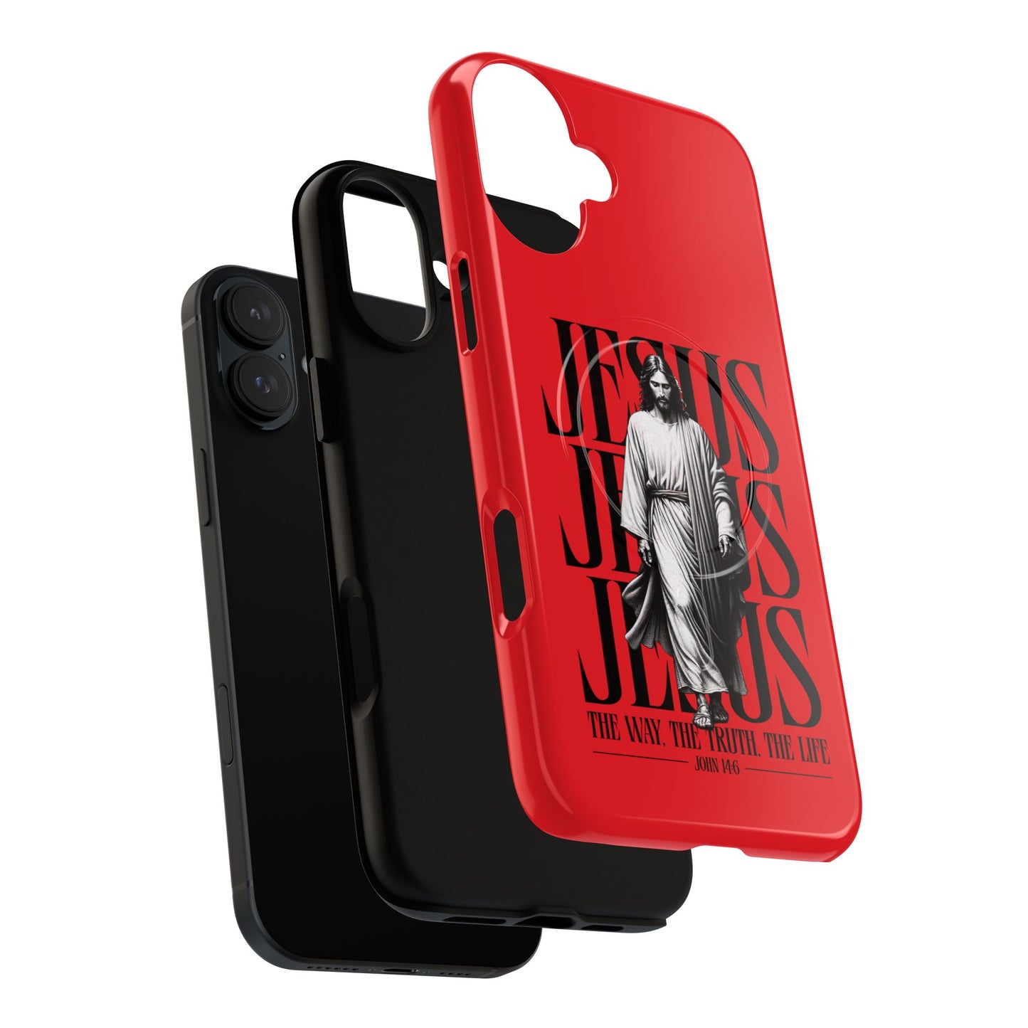 Faith-Inspired Tough Magnetic Phone Case - Jesus The Way, The Truth, The Life