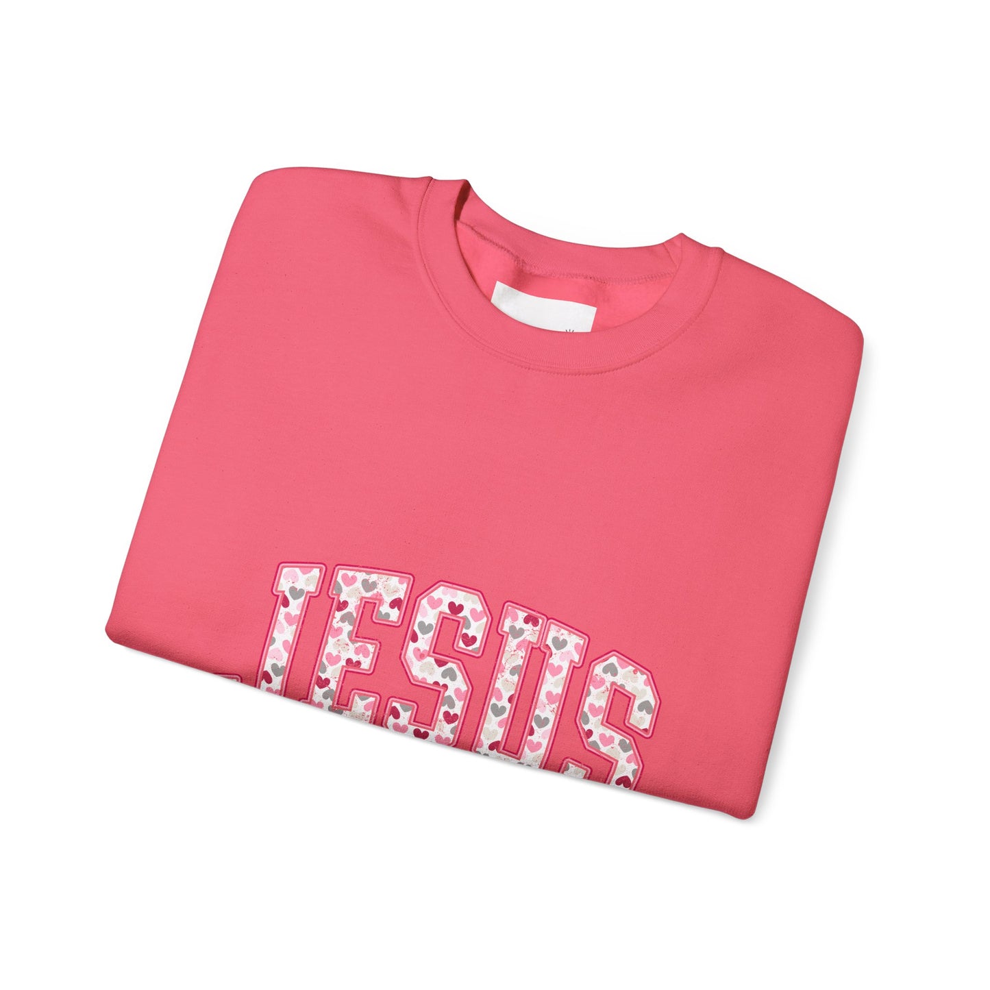 Inspirational Jesus Crewneck Sweatshirt - Faith-Based Apparel, Christian Gift, Cozy Style, Casual Wear, Spiritual Vibe