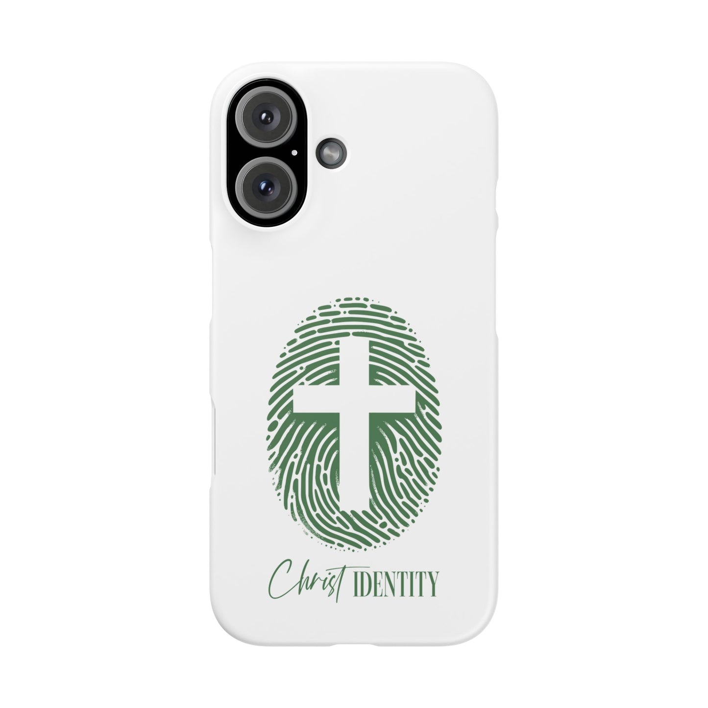 Inspirational Christ Identity Snap Case - Faith-Based Phone Cover