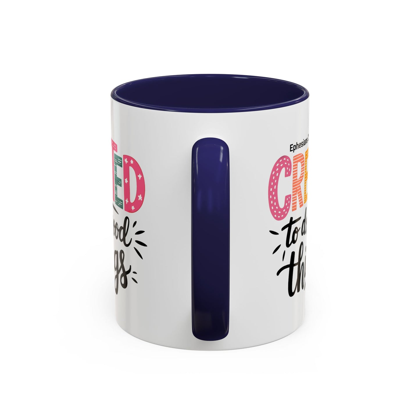Inspirational Accent Coffee Mug - Perfect for Gifts, Home Decor, Faith-Based Inspirations, Motivational Quotes, Christian Encouragement