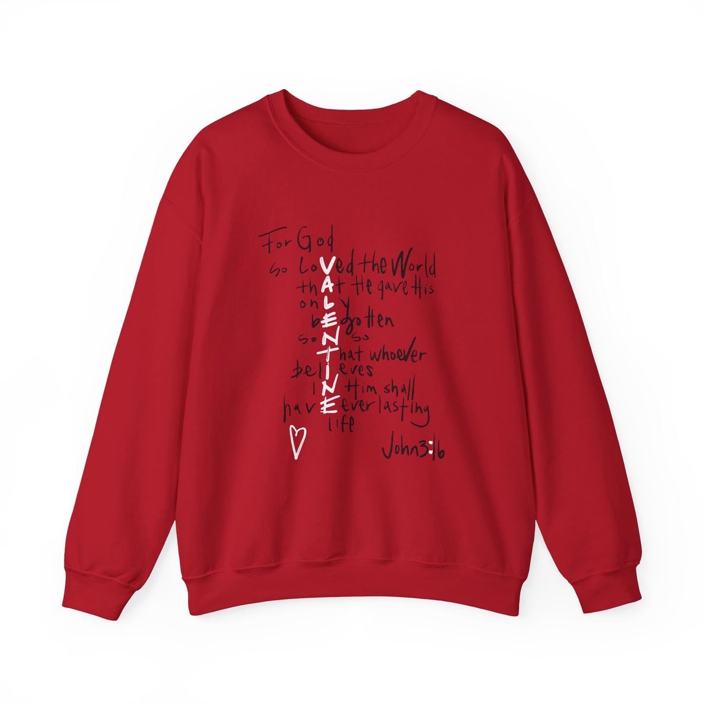 For God So Loved The World Sweatshirt, Jesus Is My Valentine Shirt, Religious Valentines Day Tee, Christian Gift, Valentines Shirt