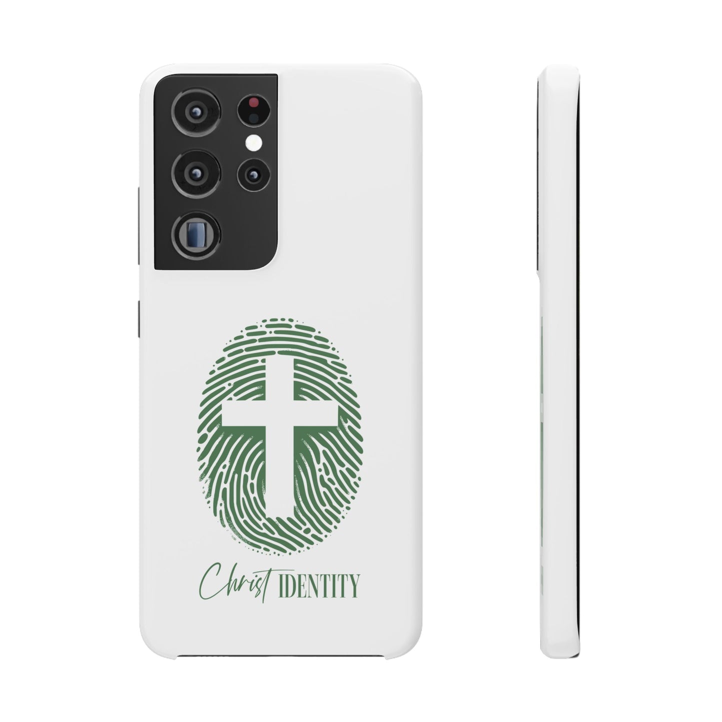 Inspirational Christ Identity Snap Case - Faith-Based Phone Cover