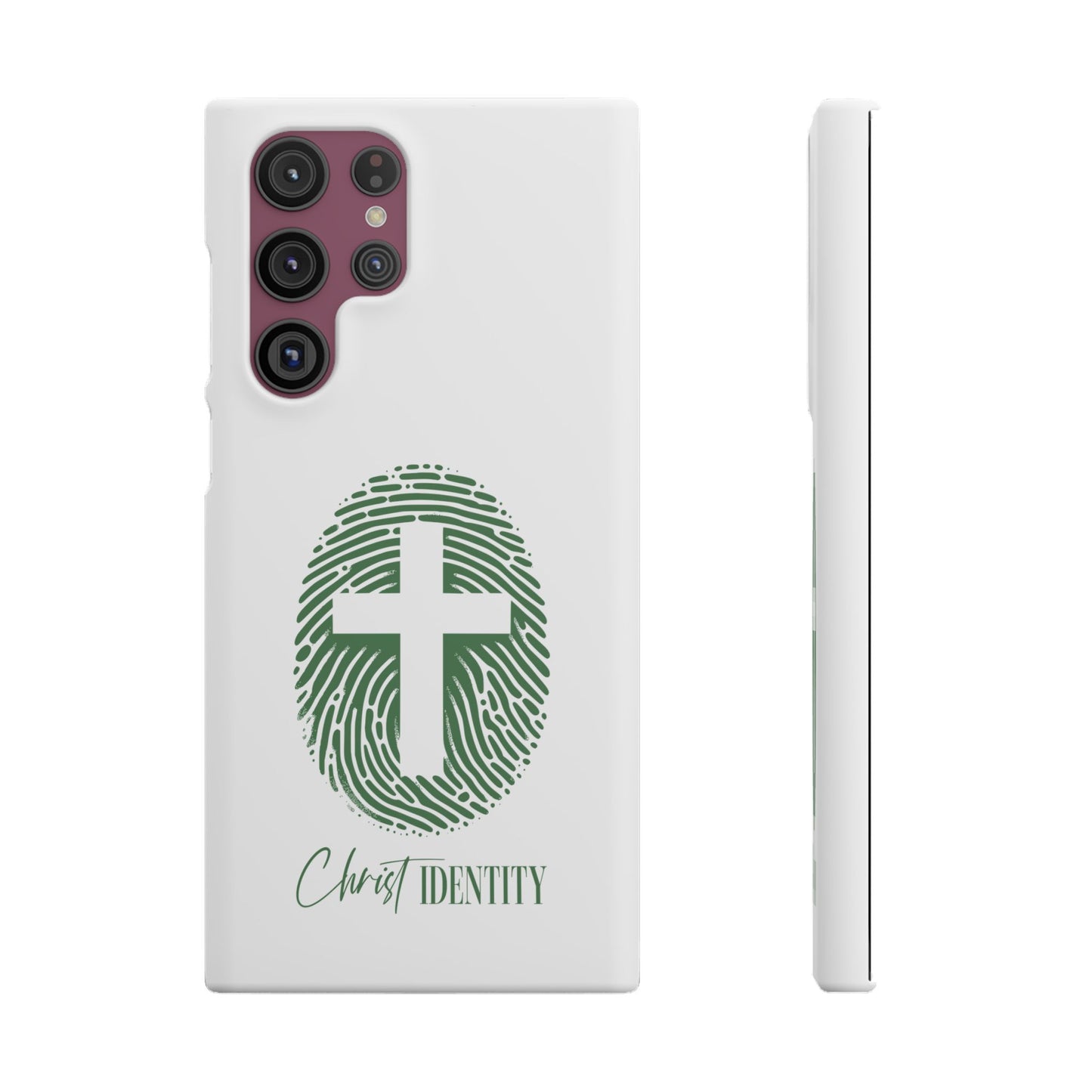 Inspirational Christ Identity Snap Case - Faith-Based Phone Cover