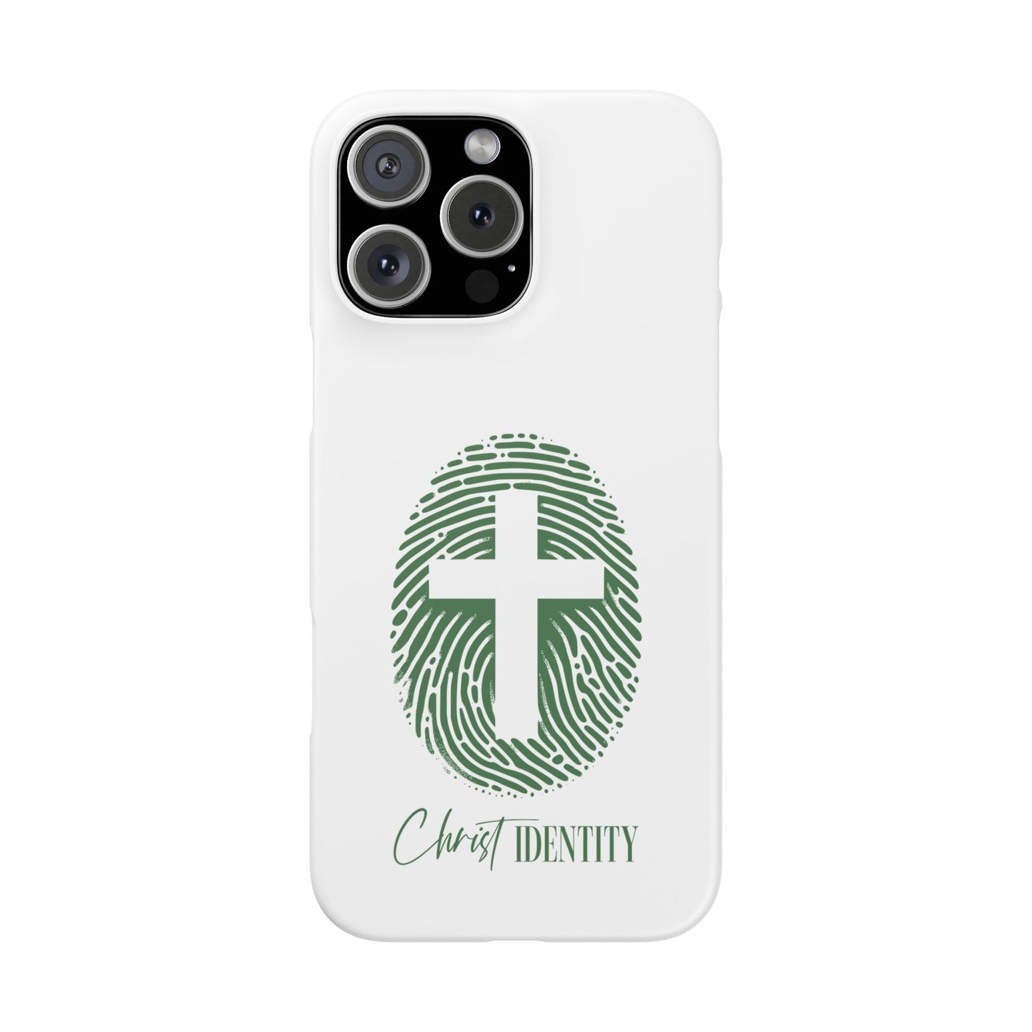Inspirational Christ Identity Snap Case - Faith-Based Phone Cover