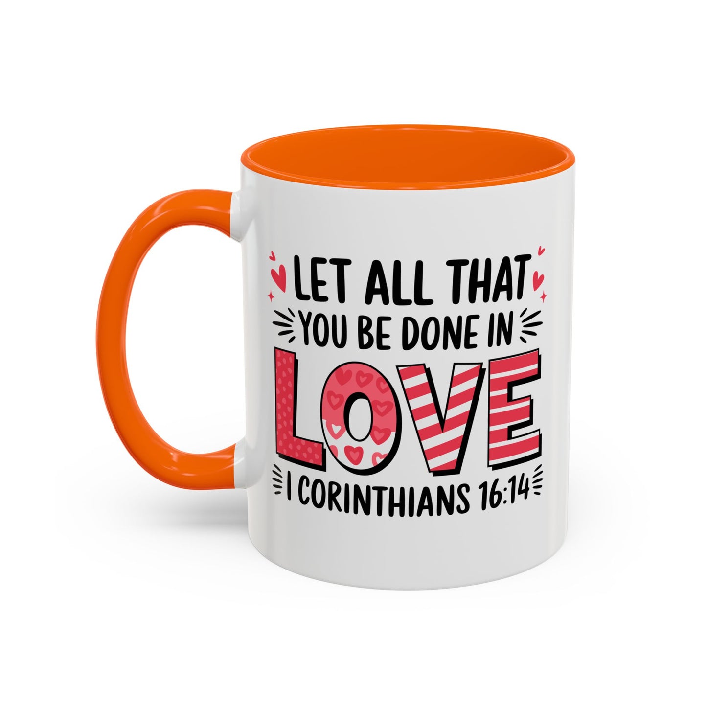 Inspirational Love Coffee Mug - Perfect for Gift Giving, Home, Office, Motivational Design, Valentine's Day Mug, Christian Gift