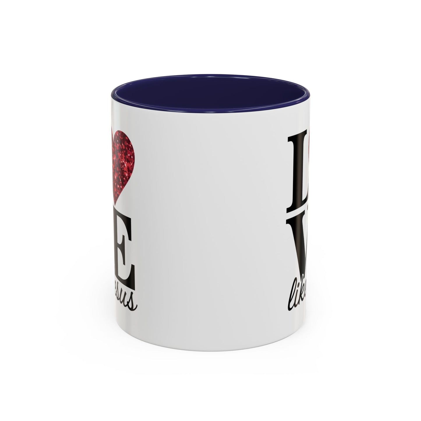 Inspirational Love Mug - Heart Design, Perfect Gift for Christians, Quotes Mug, Coffee Lover's Gift, Decorate Your Kitchen