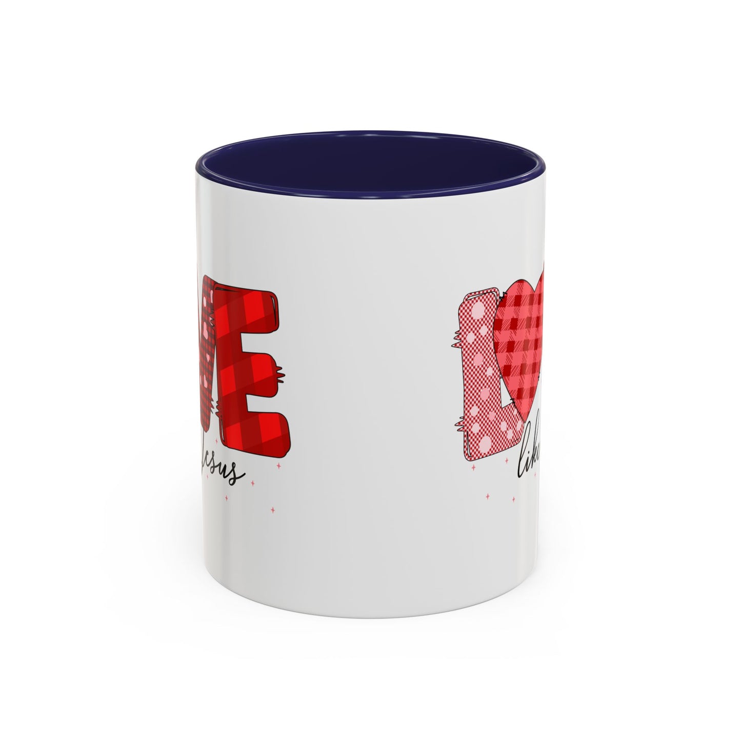 Love Like Jesus Accent Coffee Mug - Perfect Gift for Coffee Lovers, Inspirational Mug for Holidays, Home Décor, Christian Gifts, Home