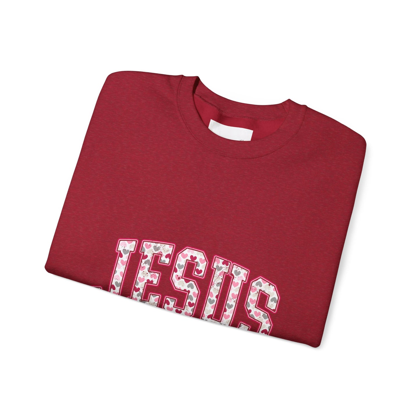 Inspirational Jesus Crewneck Sweatshirt - Faith-Based Apparel, Christian Gift, Cozy Style, Casual Wear, Spiritual Vibe