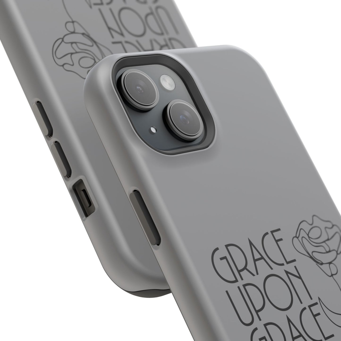 Inspirational Magnetic Phone Case - 'Grace Upon Grace' Design