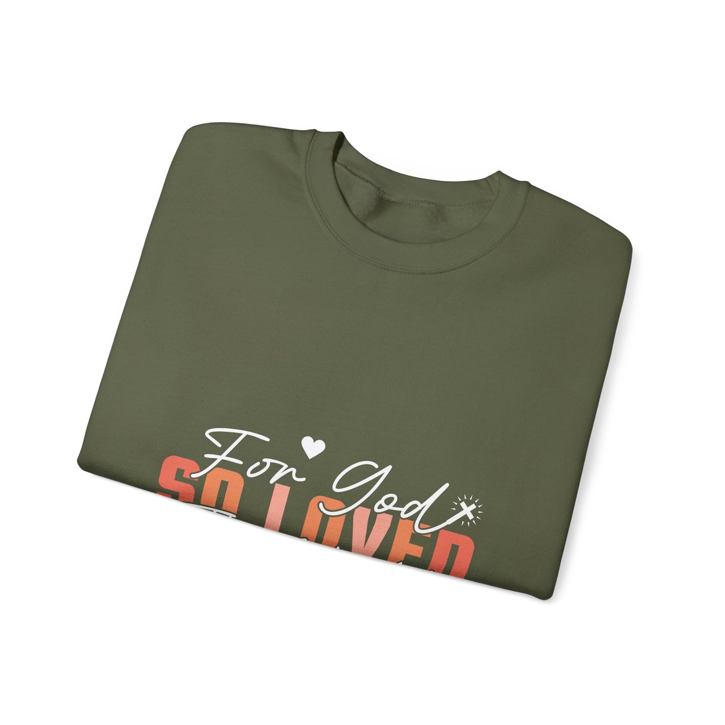 God So Loved The World Sweatshirt, Jesus Is My Valentine Shirt, Religious Valentines Day Tee, Christian Gift, Valentines Shirt