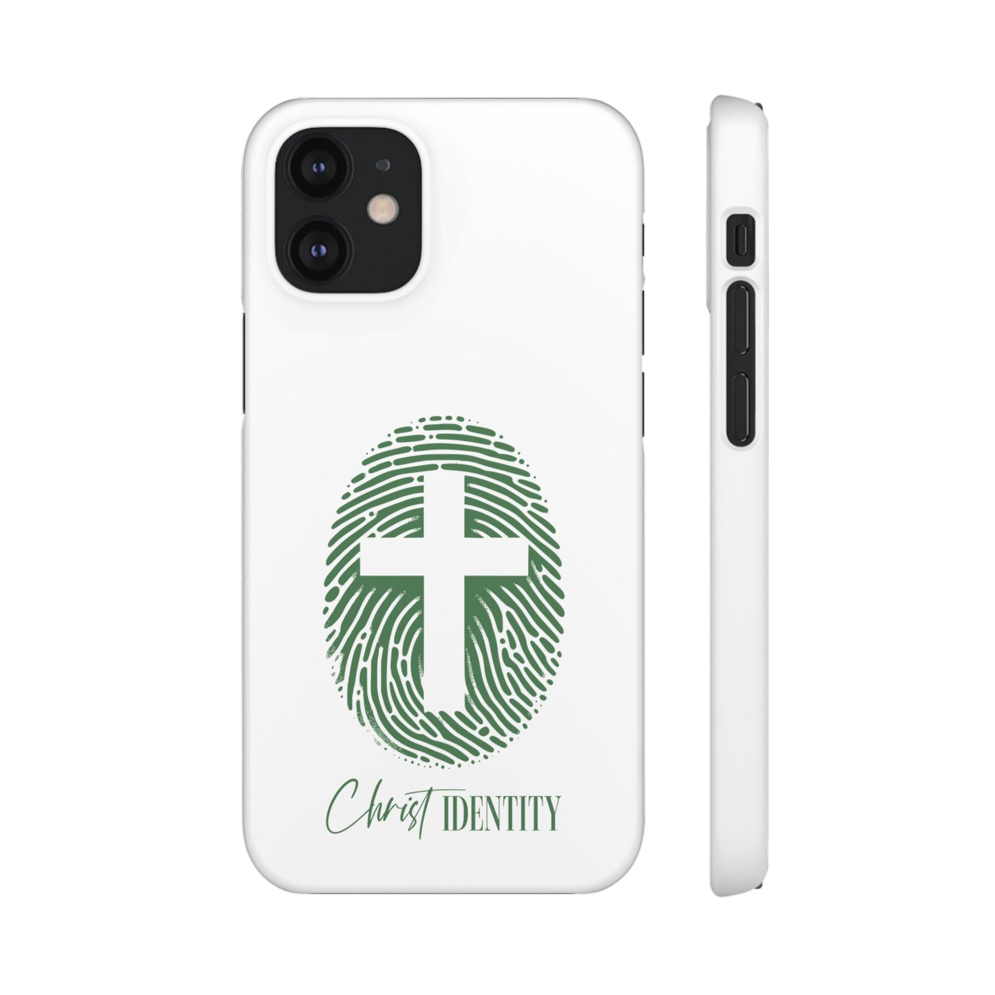 Inspirational Christ Identity Snap Case - Faith-Based Phone Cover