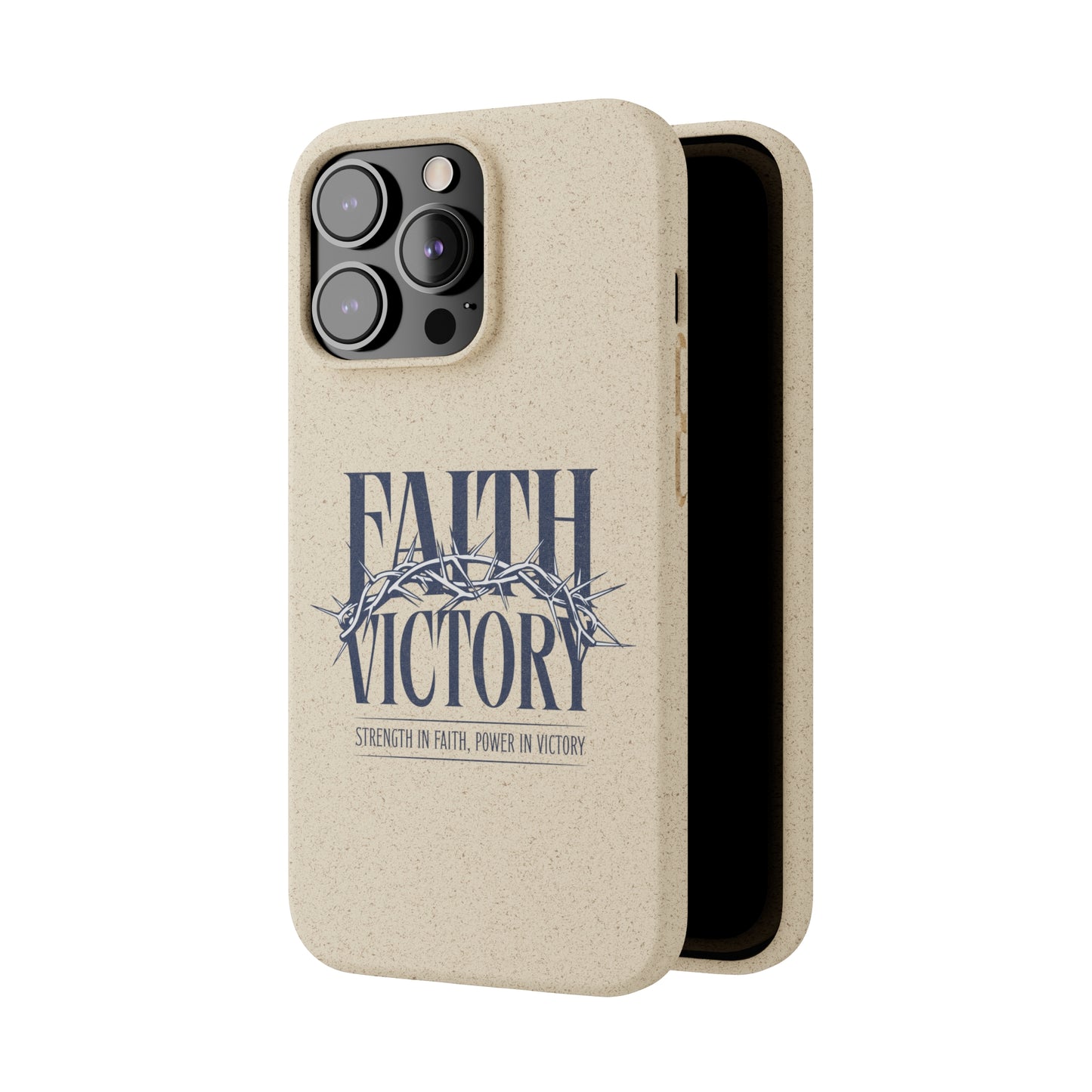 Biodegradable Phone Case - Faith & Victory Design