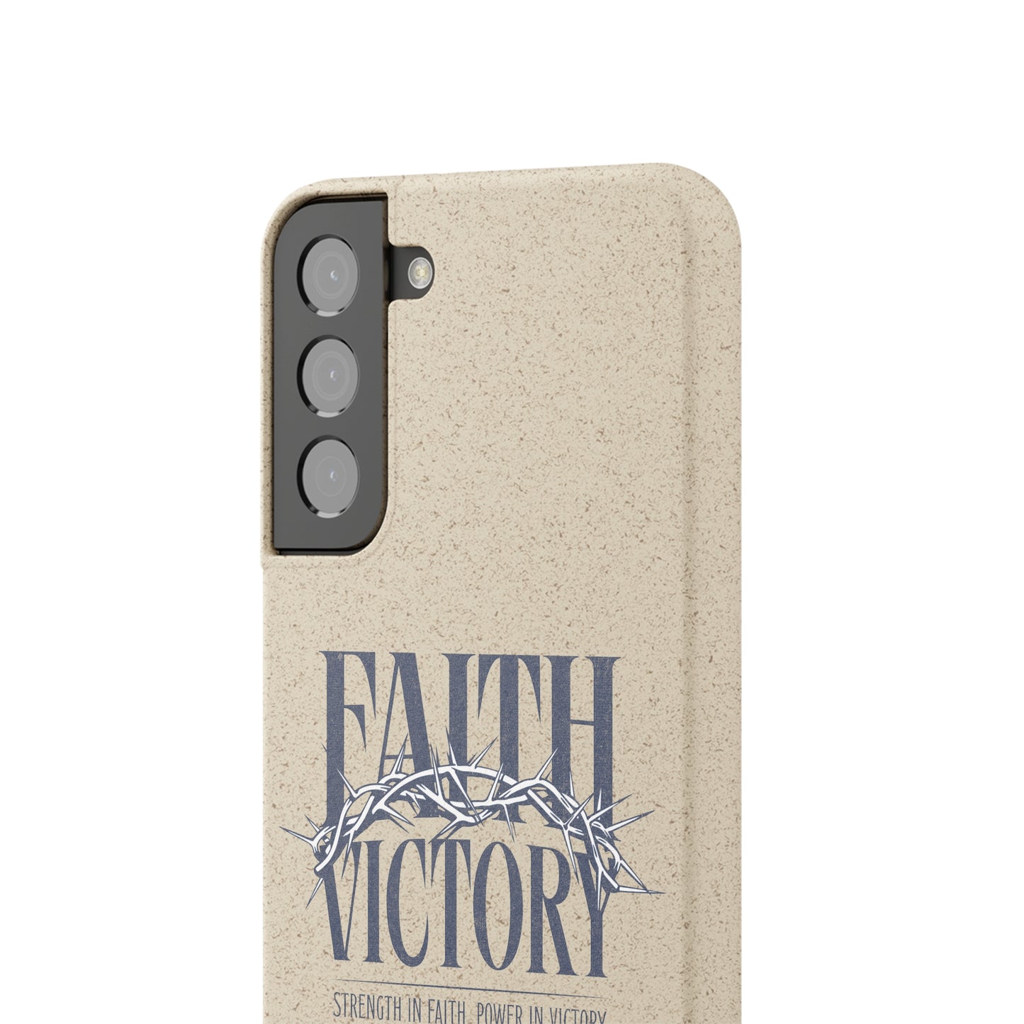 Biodegradable Phone Case - Faith & Victory Design