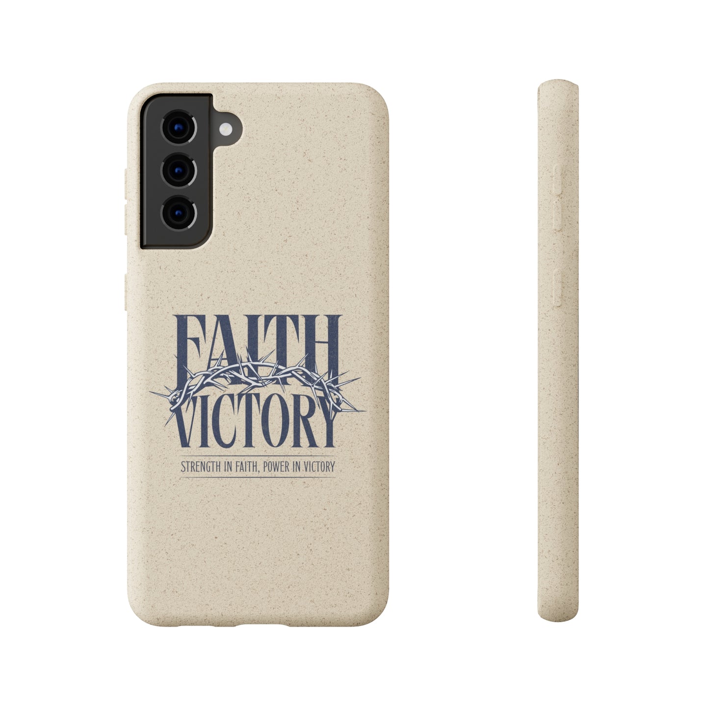 Biodegradable Phone Case - Faith & Victory Design