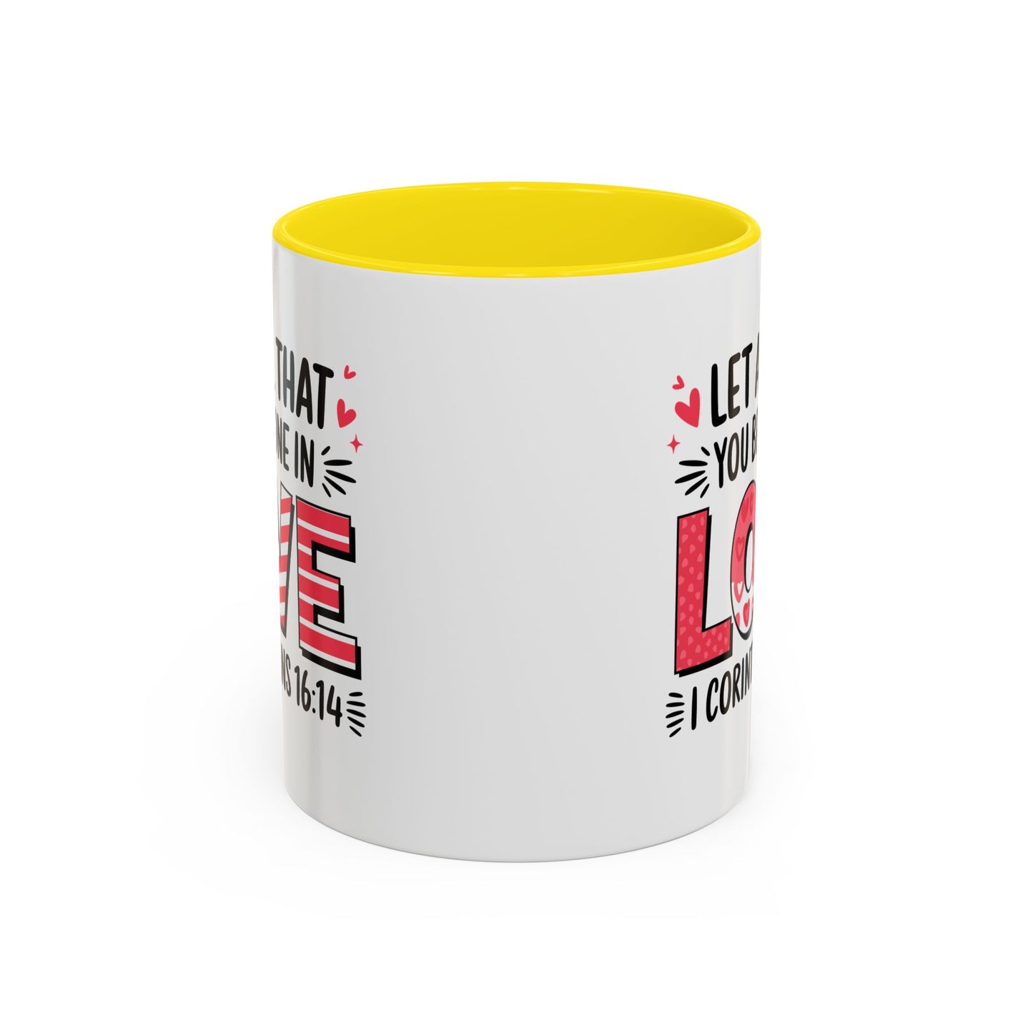 Inspirational Love Coffee Mug - Perfect for Gift Giving, Home, Office, Motivational Design, Valentine's Day Mug, Christian Gift
