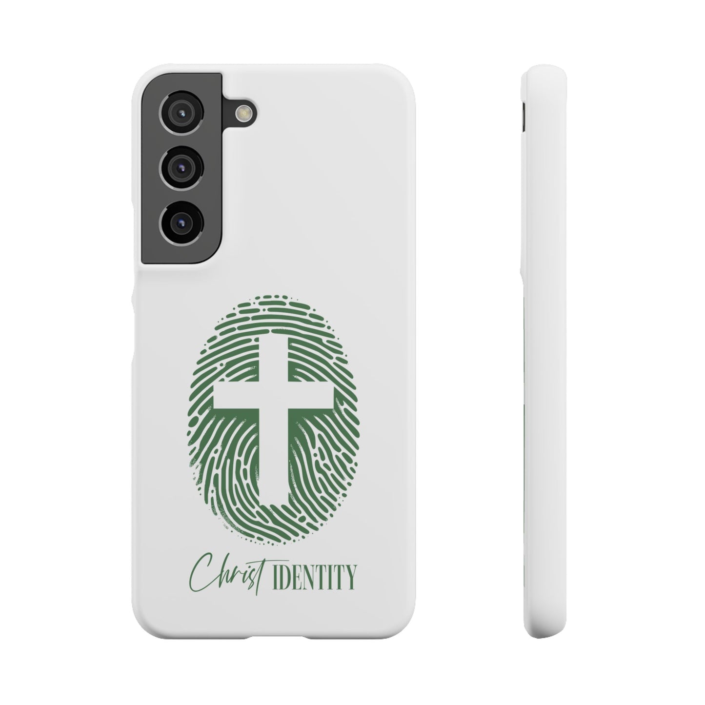 Inspirational Christ Identity Snap Case - Faith-Based Phone Cover