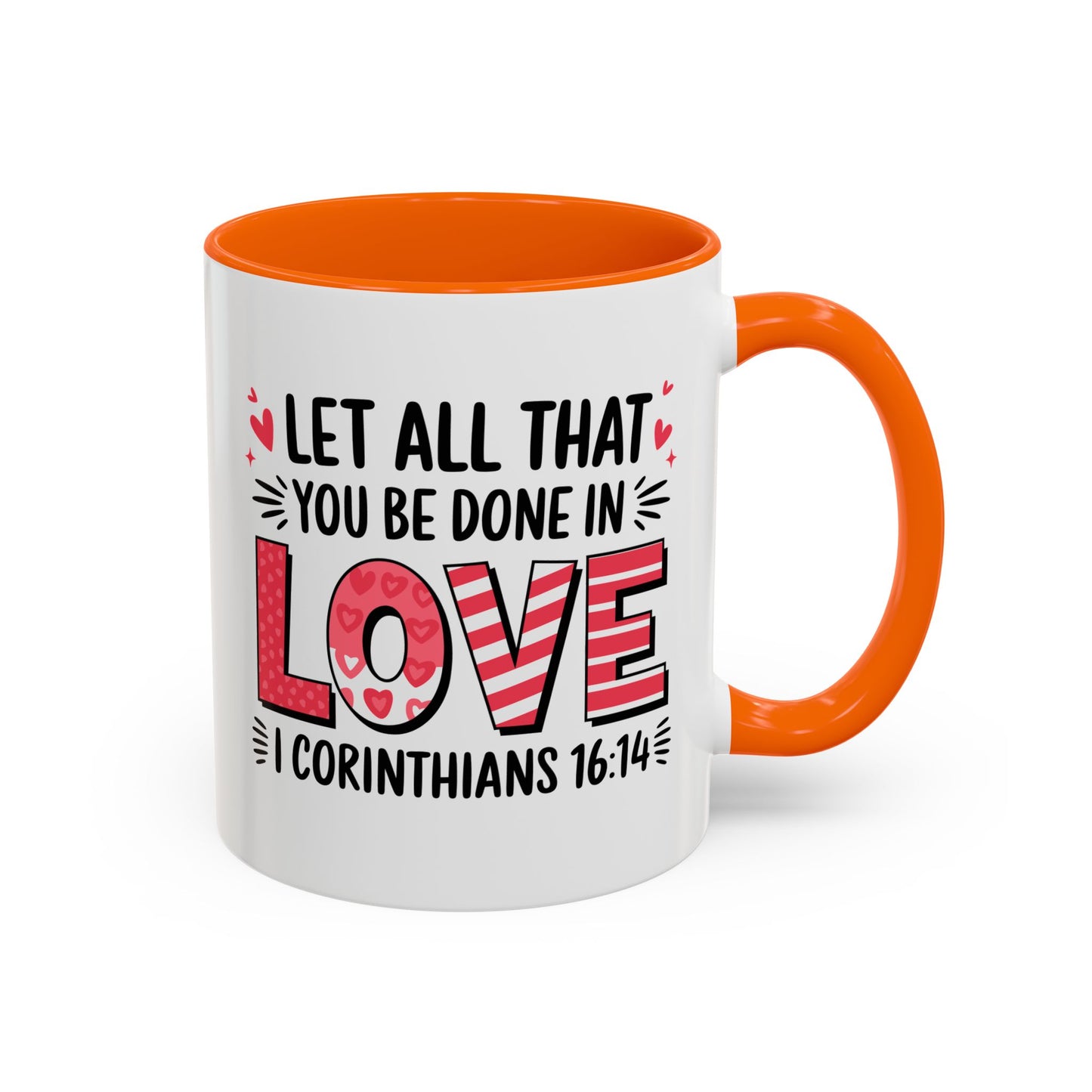 Inspirational Love Coffee Mug - Perfect for Gift Giving, Home, Office, Motivational Design, Valentine's Day Mug, Christian Gift