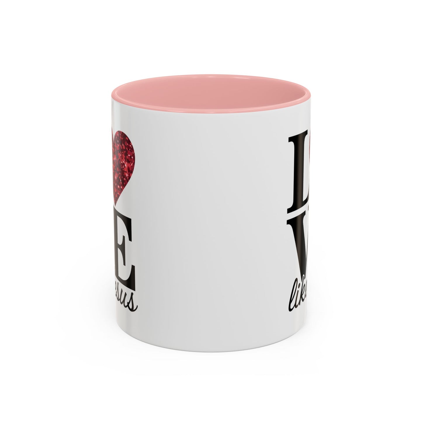 Inspirational Love Mug - Heart Design, Perfect Gift for Christians, Quotes Mug, Coffee Lover's Gift, Decorate Your Kitchen