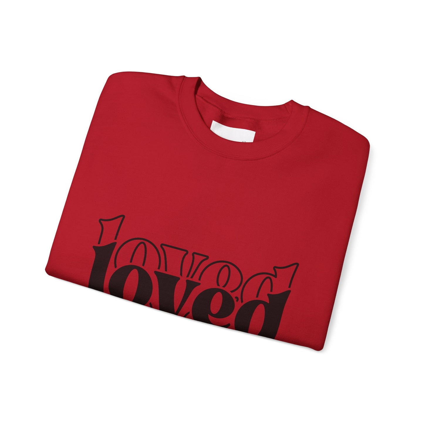 Loved Crewneck Sweatshirt | Cozy Christian Apparel, Perfect for Faith Events, Gift for Her, Church Outfits, Inspirational Fashion