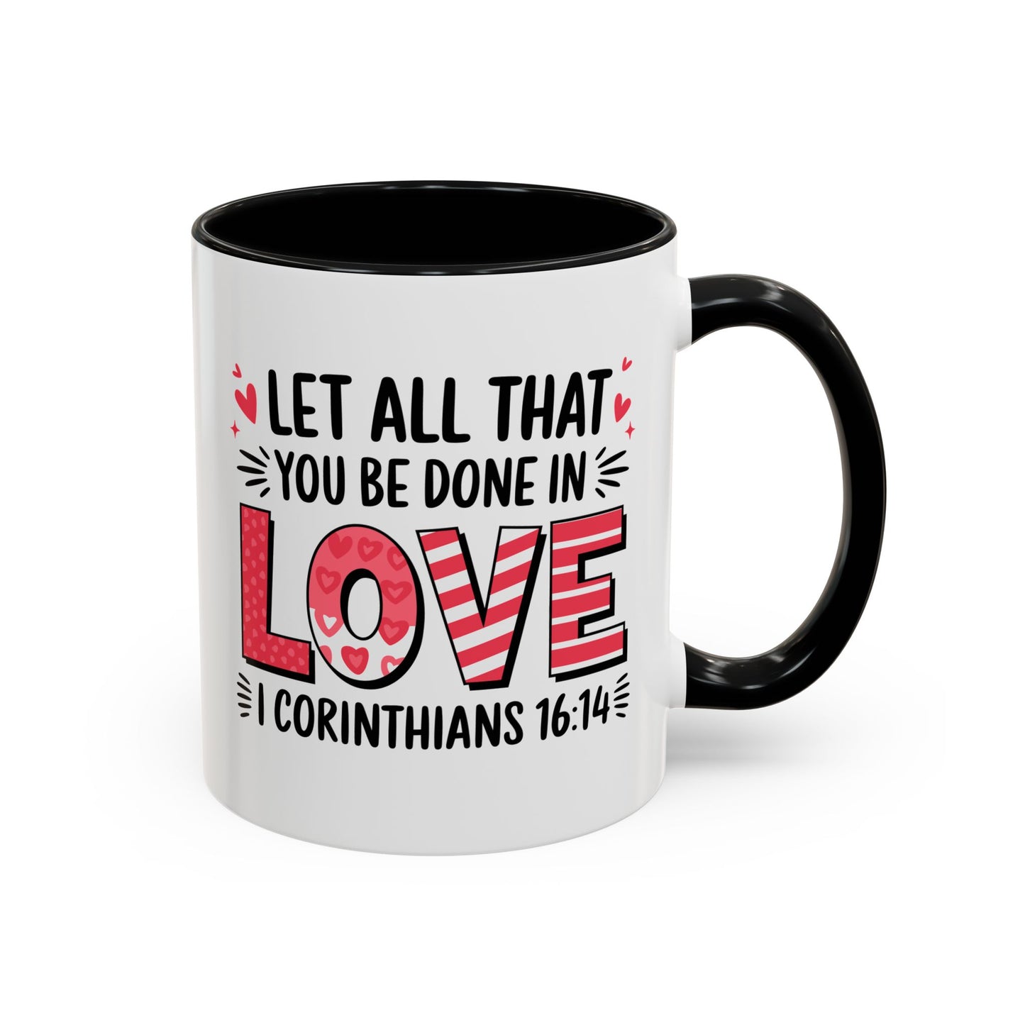 Inspirational Love Coffee Mug - Perfect for Gift Giving, Home, Office, Motivational Design, Valentine's Day Mug, Christian Gift