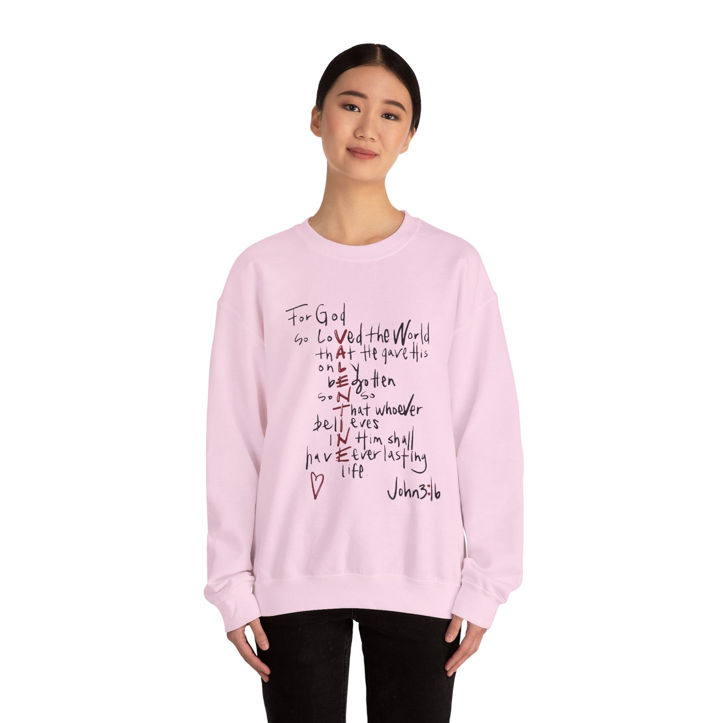For God So Loved The World Sweatshirt, Jesus Is My Valentine Shirt, Religious Valentines Day Tee, Christian Gift, Valentines Shirt