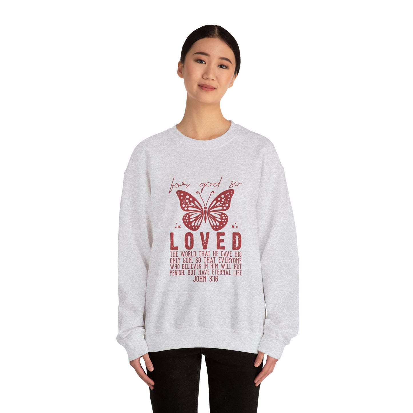 For God So Loved The World Sweatshirt, Jesus Is My Valentine Shirt, Religious Valentines Day Tee, Christian Gift, Valentines Shirt