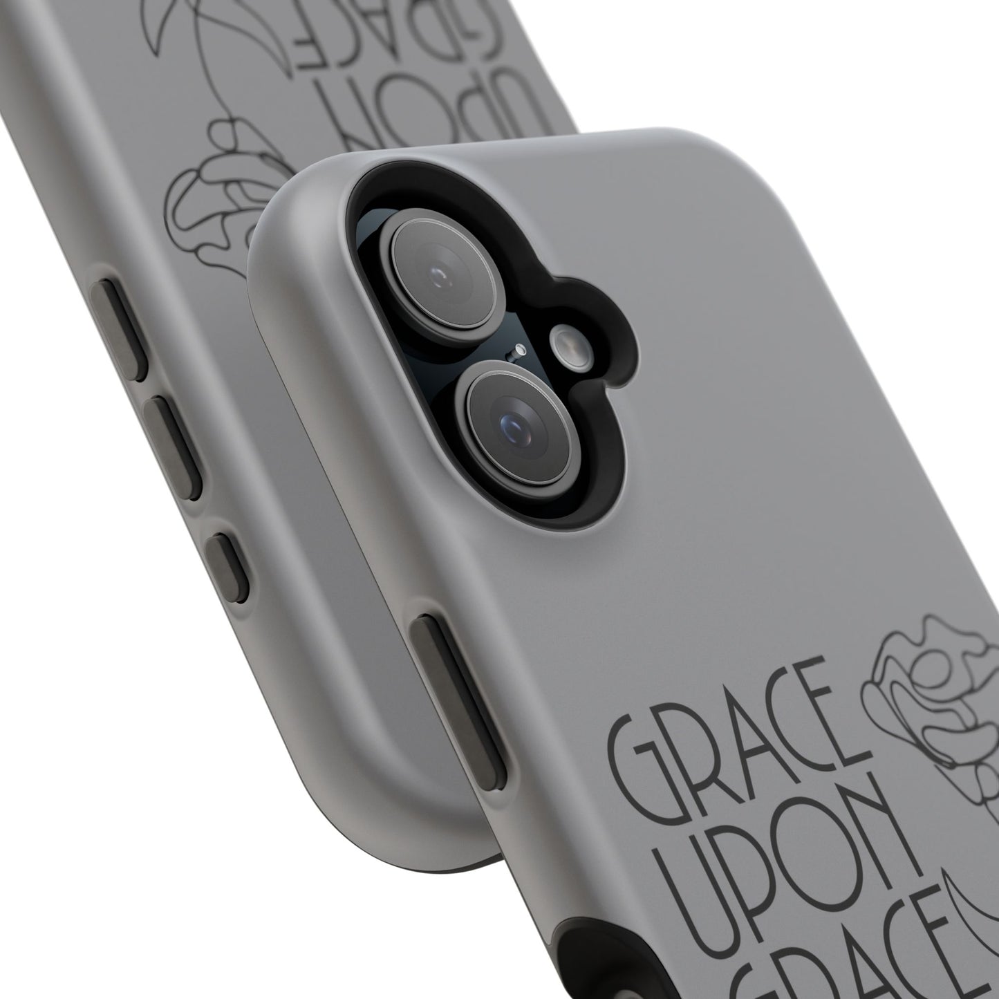 Inspirational Magnetic Phone Case - 'Grace Upon Grace' Design