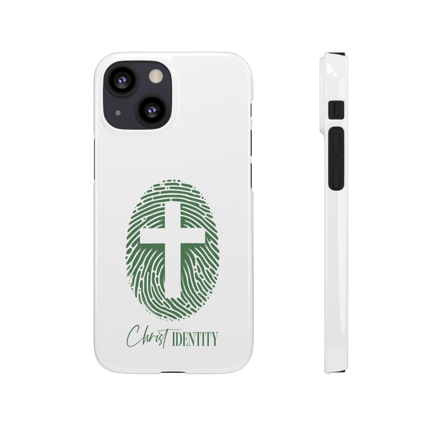 Inspirational Christ Identity Snap Case - Faith-Based Phone Cover