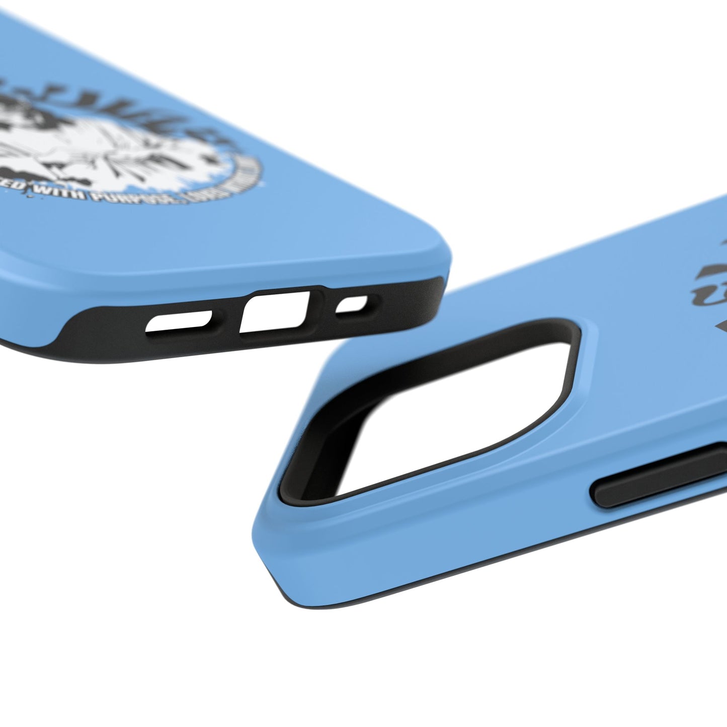 Durable Impact-Resistant Phone Case - 'Created with Purpose, Loved Without Limits' Design