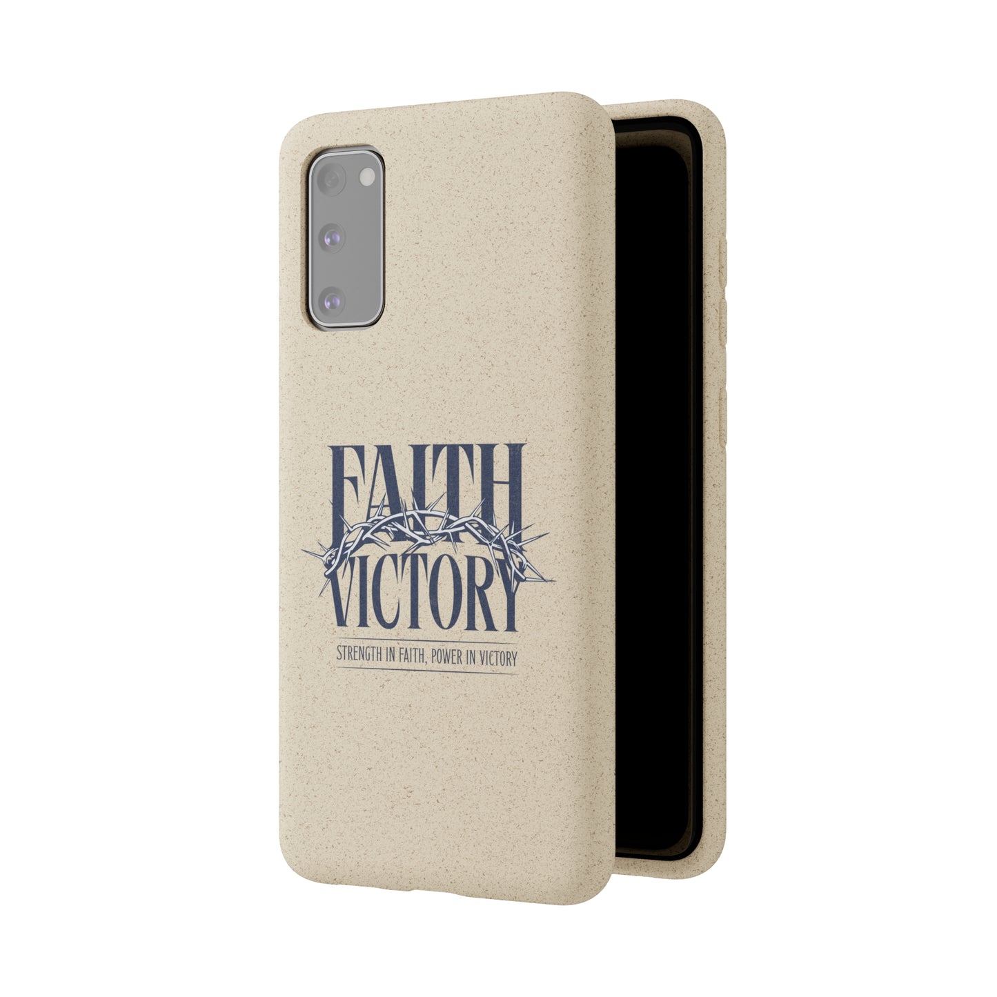 Biodegradable Phone Case - Faith & Victory Design