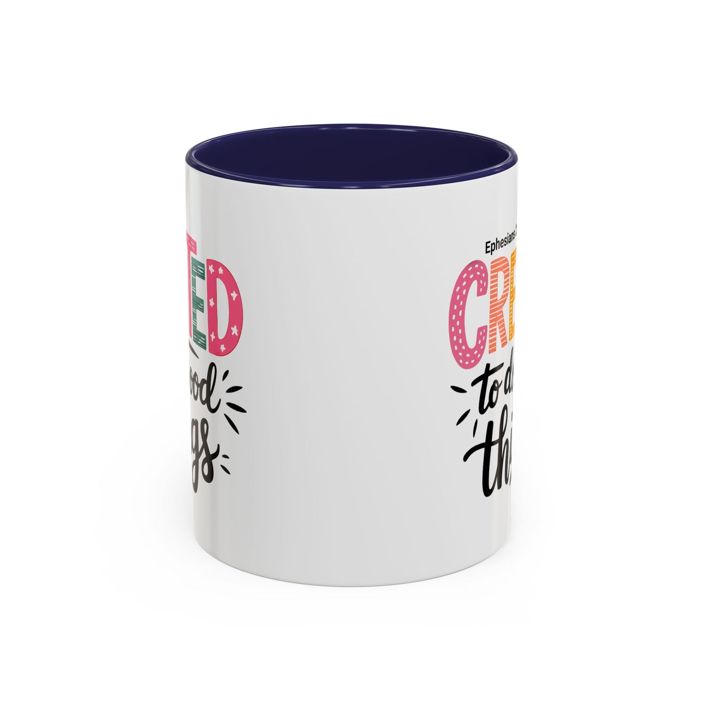 Inspirational Accent Coffee Mug - Perfect for Gifts, Home Decor, Faith-Based Inspirations, Motivational Quotes, Christian Encouragement