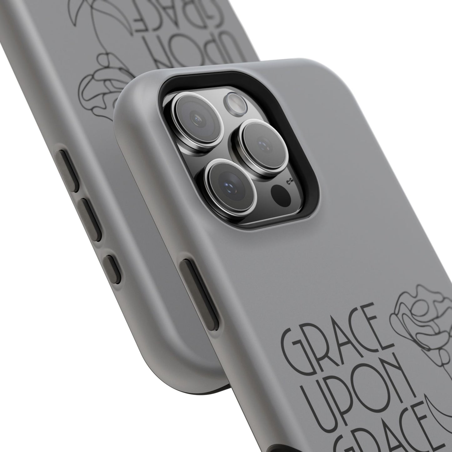 Inspirational Magnetic Phone Case - 'Grace Upon Grace' Design