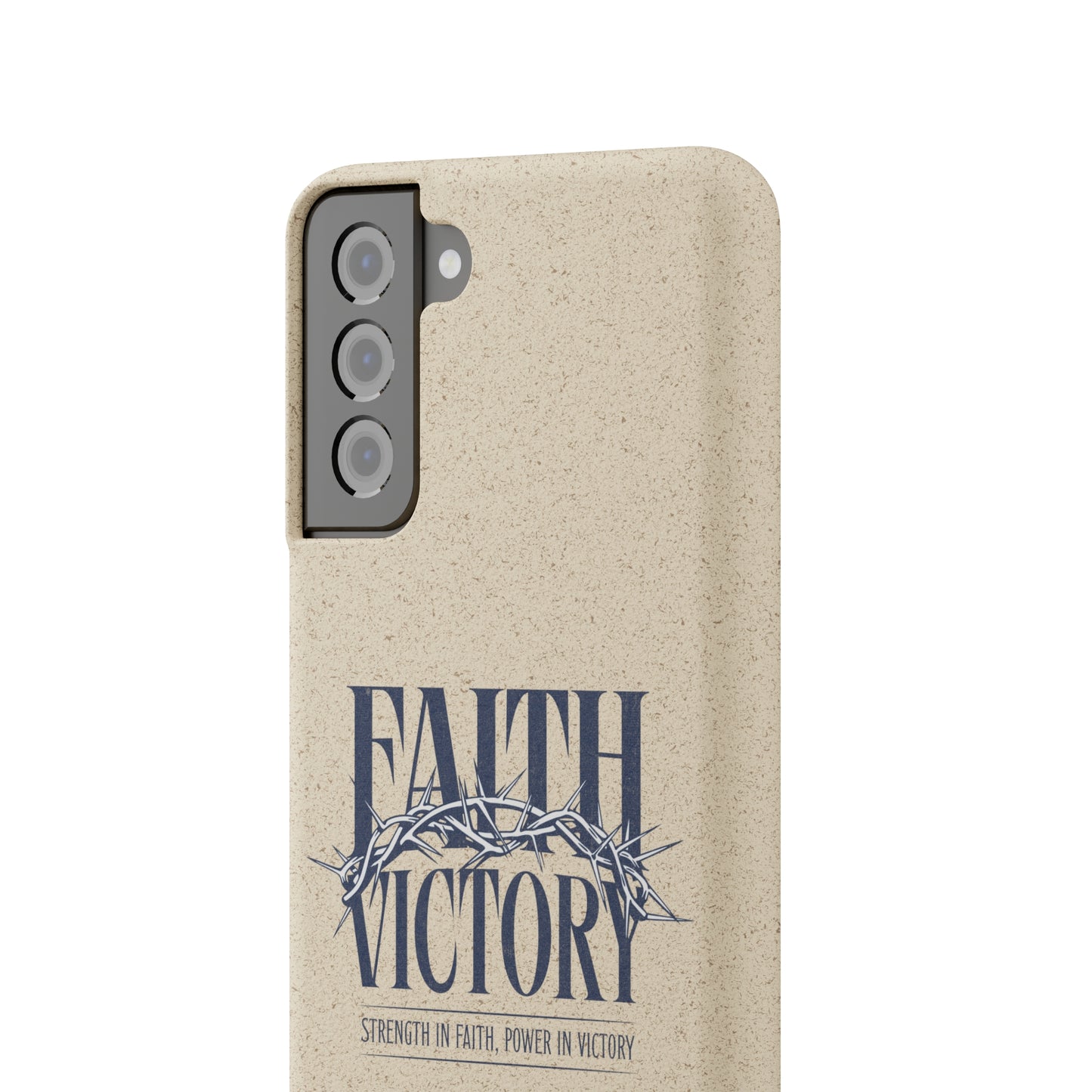 Biodegradable Phone Case - Faith & Victory Design