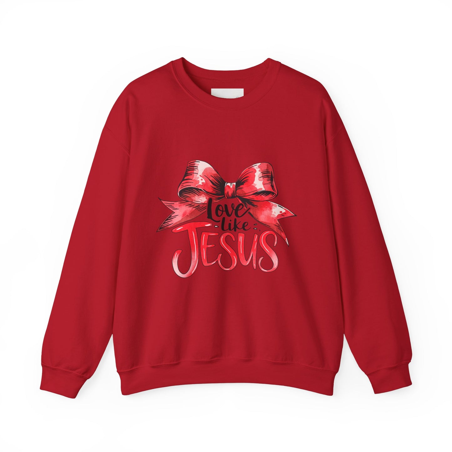 Love Like Jesus Sweatshirt | Inspirational Crewneck | Faith-Based Apparel | Christian Gift | Cozy Church Wear, Religious Motivation,