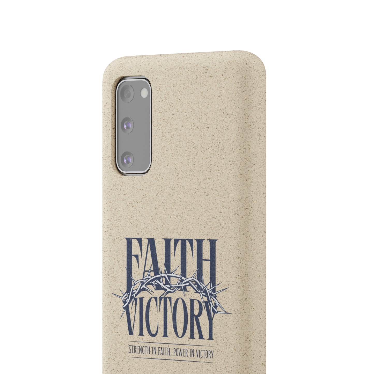 Biodegradable Phone Case - Faith & Victory Design