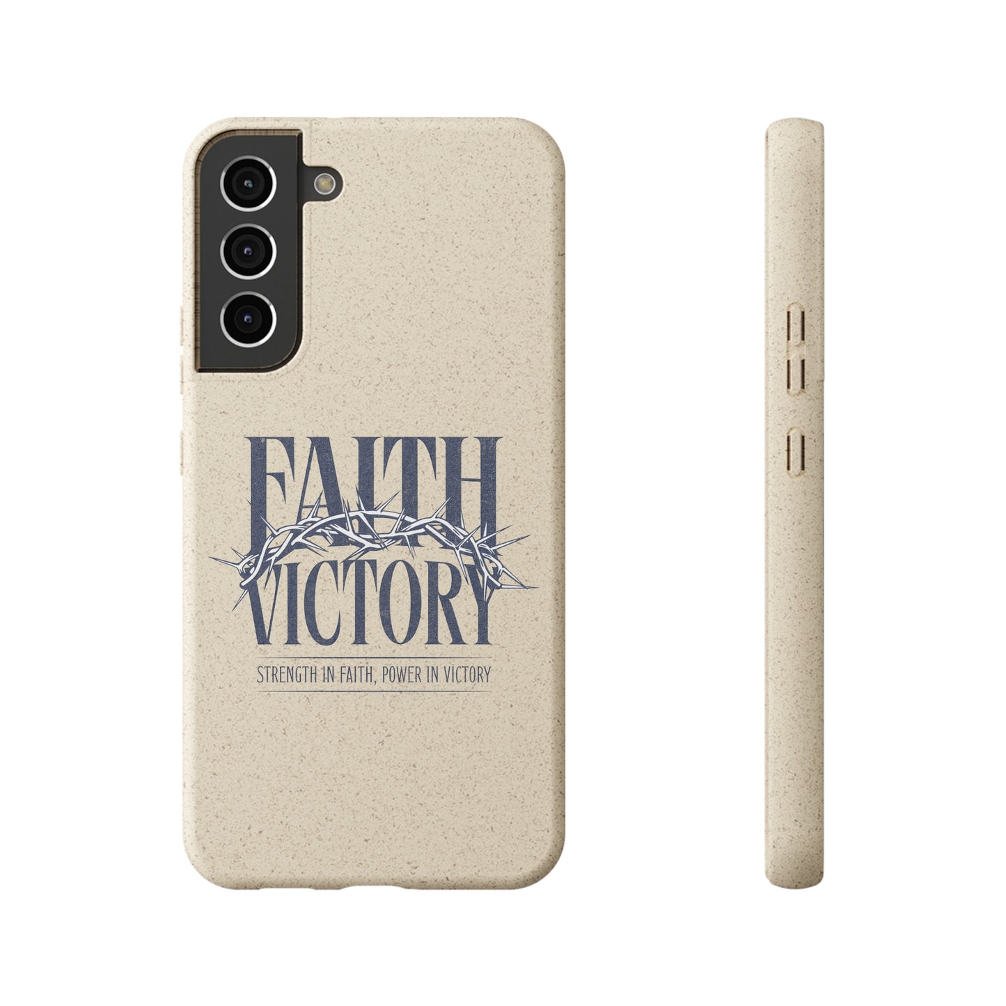 Biodegradable Phone Case - Faith & Victory Design