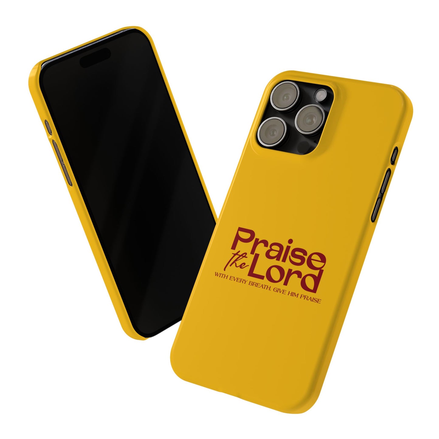 Praise the Lord Slim Phone Case - Inspirational Christian Design