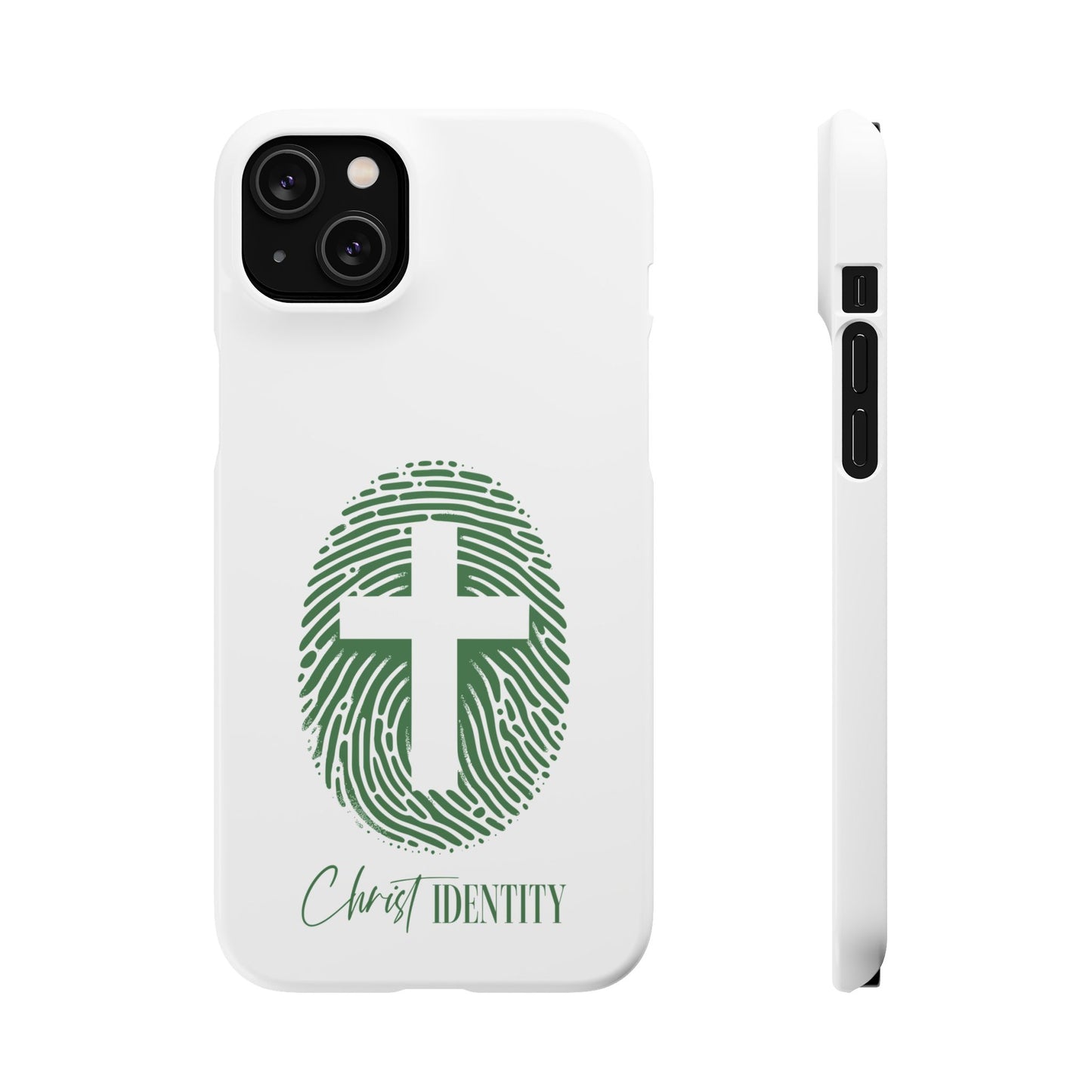 Inspirational Christ Identity Snap Case - Faith-Based Phone Cover