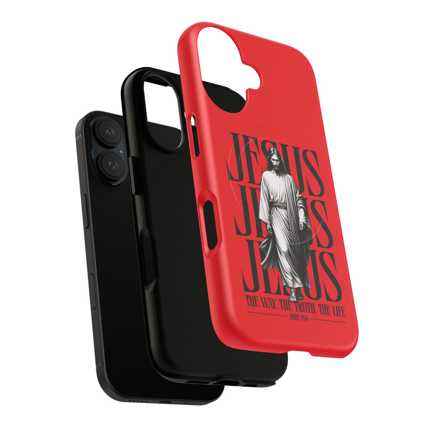 Faith-Inspired Tough Magnetic Phone Case - Jesus The Way, The Truth, The Life