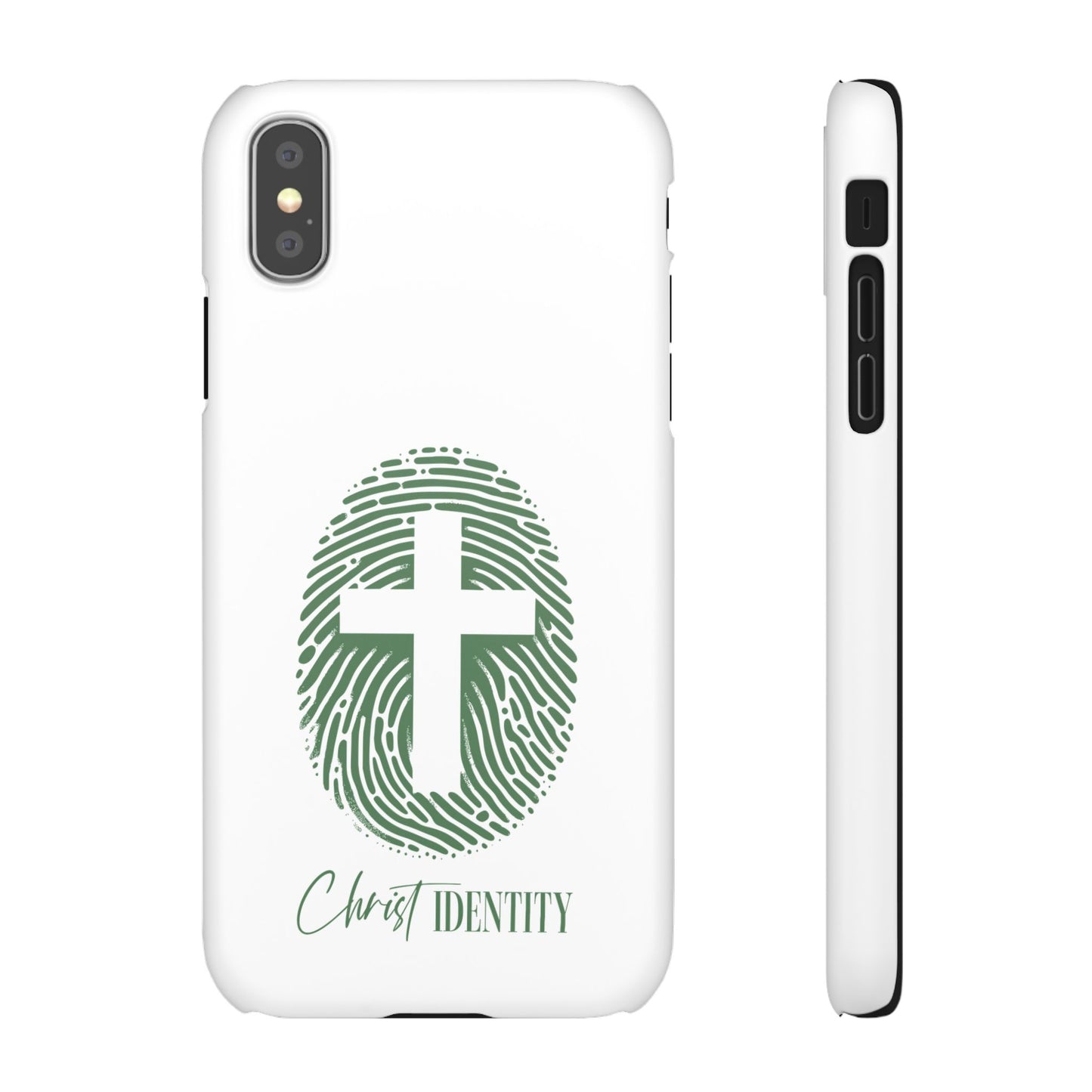 Inspirational Christ Identity Snap Case - Faith-Based Phone Cover