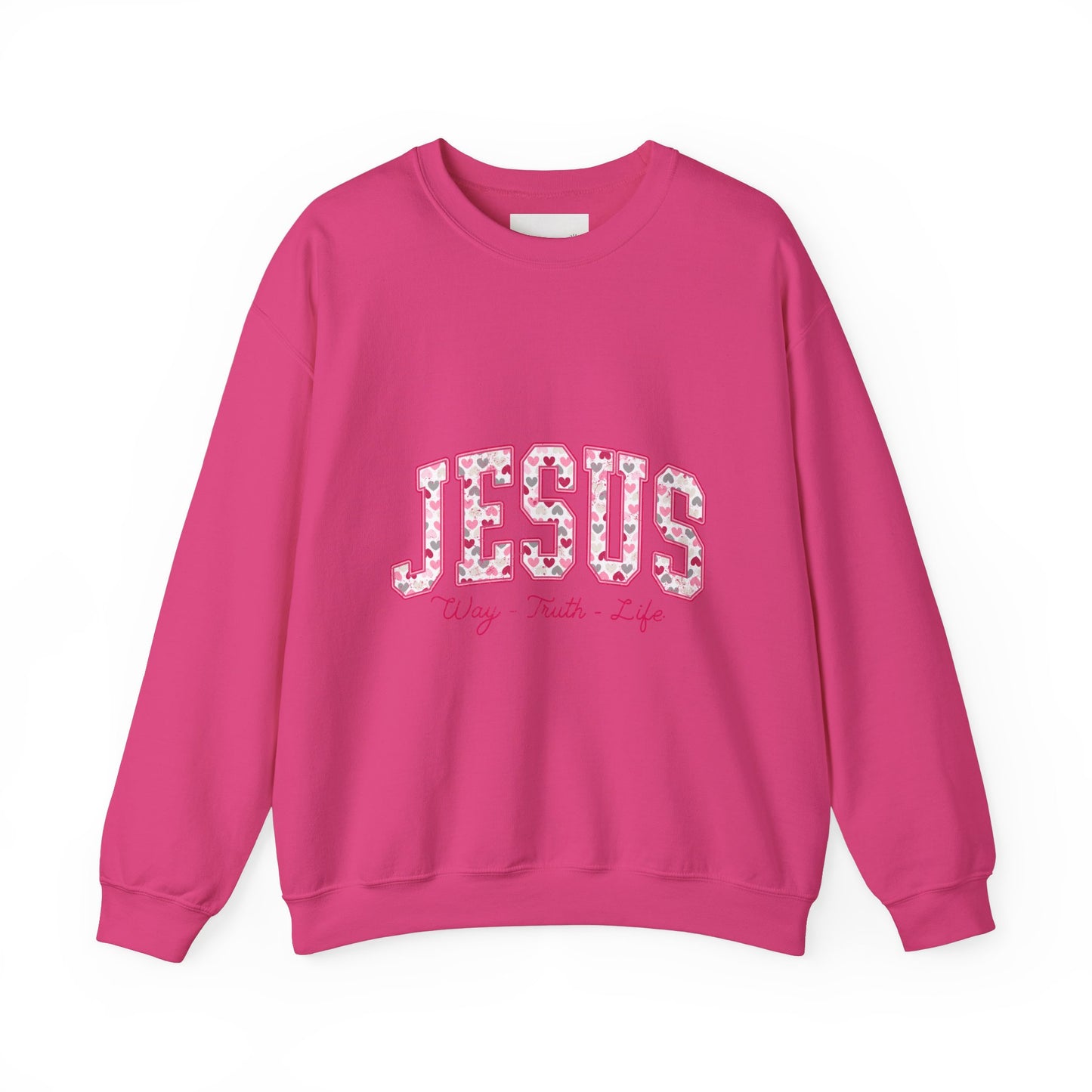 Inspirational Jesus Crewneck Sweatshirt - Faith-Based Apparel, Christian Gift, Cozy Style, Casual Wear, Spiritual Vibe