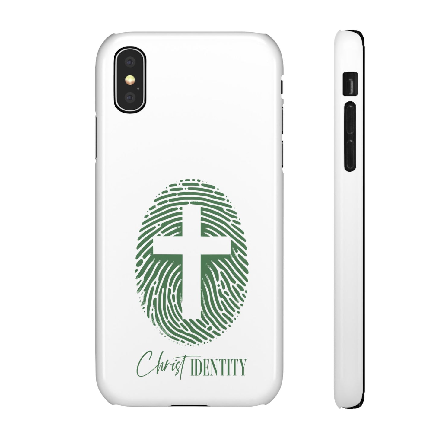 Inspirational Christ Identity Snap Case - Faith-Based Phone Cover