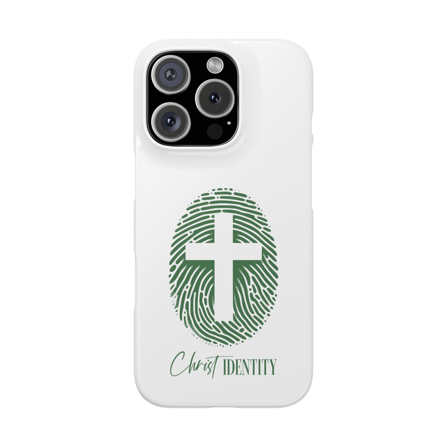 Inspirational Christ Identity Snap Case - Faith-Based Phone Cover